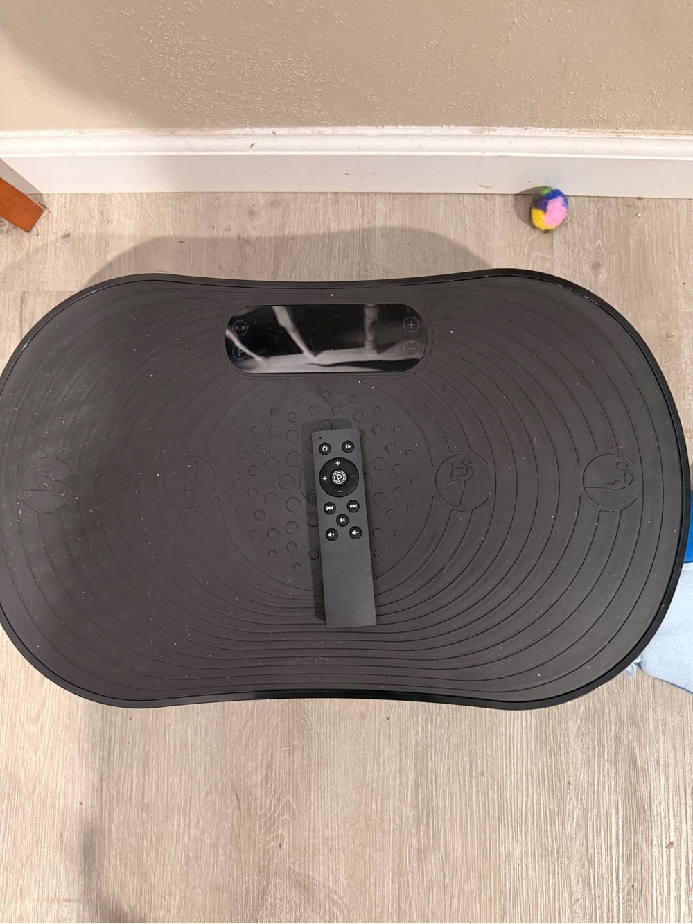 Black Vibration Balance Board with Remote